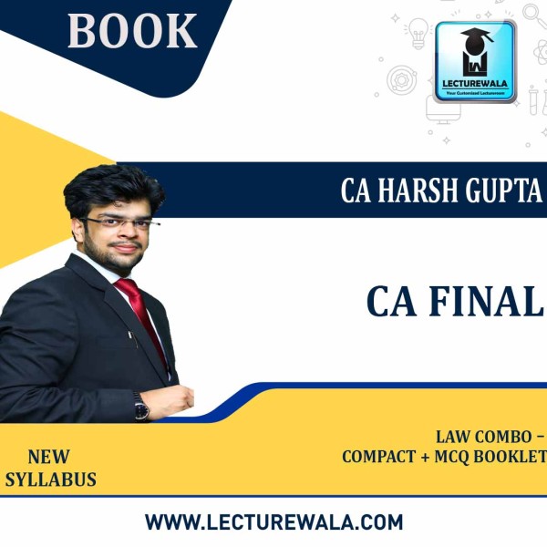 CA Final Law Combo – Compact + MCQ Booklet By CA Harsh Gupta: Online Books